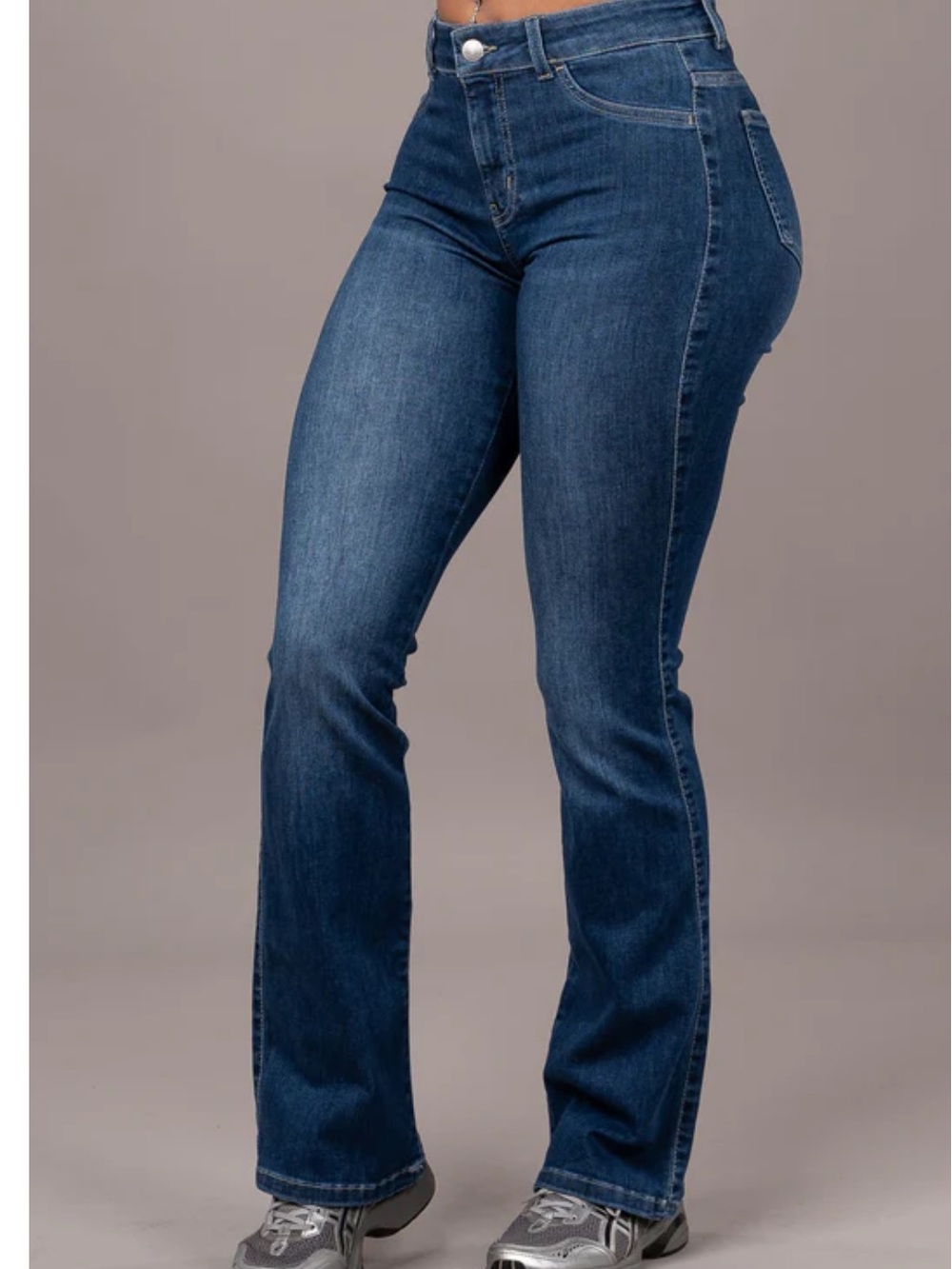 FitJeans High-Rise Dark Blue Stretch Women's Jeans